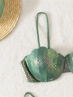 Snake Balconette Bikini Set