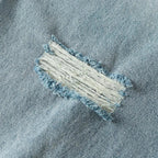 Snap Button Cut Out Jeans