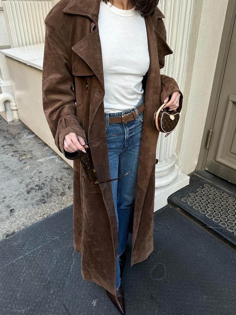 | Classic trench coat in elegant design