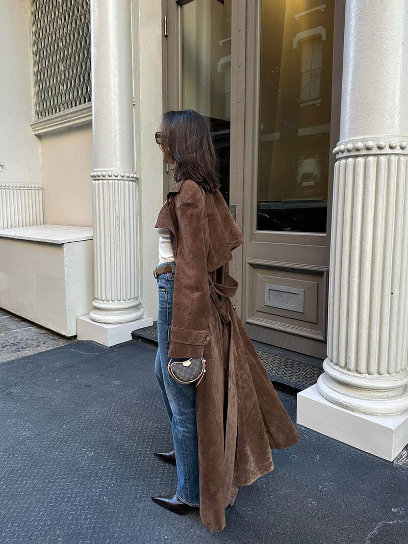 | Classic trench coat in elegant design