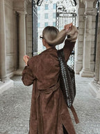 Lara Suede Trenchcoat