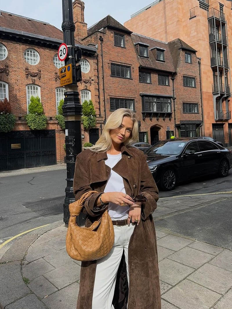 | Classic trench coat in elegant design