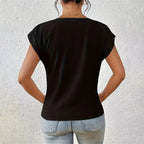 Sofia Amoretti Casual Top with Draped Front