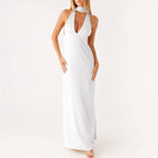 Sofia Amoretti Halter Neck Maxi Dress