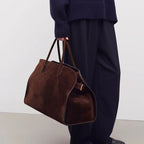 Sofia Amoretti Large Structured Suede Handbag