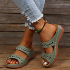 Sofia Amoretti Sandals with Decorative Cutout Straps