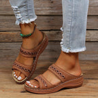 Sofia Amoretti Sandals with Decorative Cutout Straps