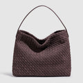 Sofia Amoretti Suede Woven Shoulder Bag