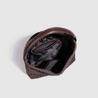 Sofia Amoretti Suede Woven Shoulder Bag