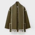 Sofia Amoretti Wool Scarf Coat