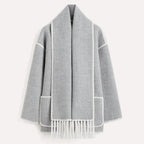 Sofia Amoretti Wool Scarf Coat