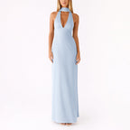 Sofia Amoretti Halter Neck Maxi Dress