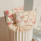 Soft Girl Floral Makeup Bag