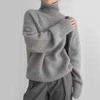 Soft Knit Turtleneck Sweater for Women