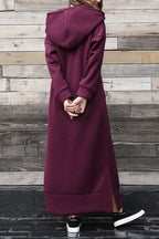 Xara Elevated Hoodie Dress with a Slit Hem Boutique Collection