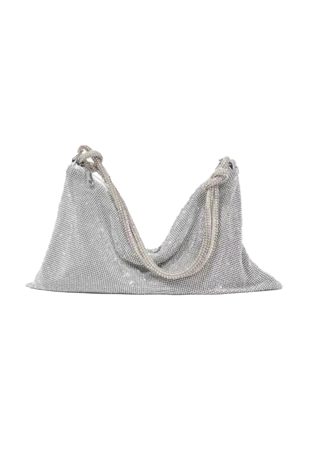 Solid Rhinestone Shoulder Bag