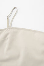 Spaghetti Straps A-line Cotton Linen Dress