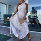 Marta Minimalist Asymmetric Pasodoble Dress Everyday Luxe Edit