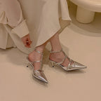 Sexy Comfortable Solid Buckle Elegant New Summer Fashionable Low Heel Pumps