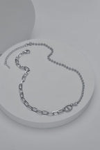 Blue Zone Planet | Stainless Steel Two-Piece Necklace Set