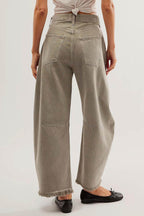 Straight-leg Denim Ninth Pants