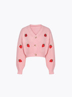 Strawberry Knit Cardigan