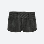 Striped Micro Shorts