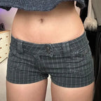 Striped Micro Shorts