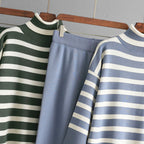 Striped Knit Set by Valentina Rossi