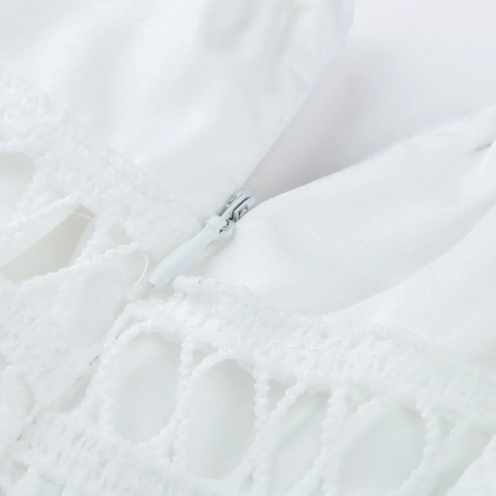 Off Shoulder Lace Flounce Scalloped Tiered Maxi Dress