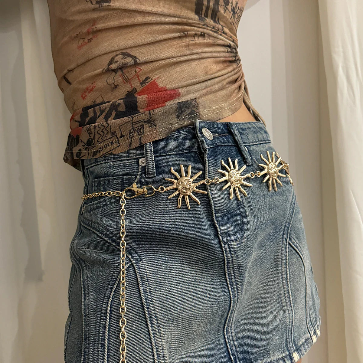 Sun & Moon Belly Chain