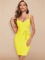 Luxurious Shaping Bandage Dress with Timeless Appeal