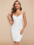 Chic Sculpting Bandage Dress with Sleek Silhouette
