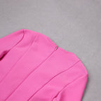 Candace Long Sleeve Feather Dress