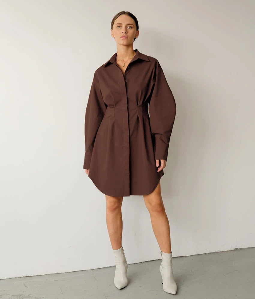 Elletra Pleated Dress