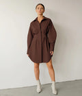 Elletra Pleated Dress