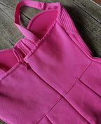 Janea Fuchsia Bandage Dress - Fuchsia Bandage Dress