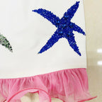 Mallorca Sequine Dress with Rhinestones