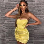 Satin Dress in Miami