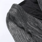 Phlia Sequin Long Sleeve Dress with Pleated Detail