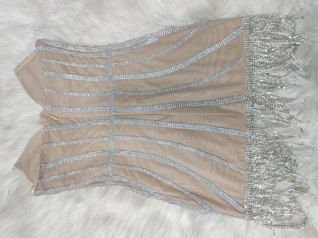 Sasa Sequin Dress with Sparkling Tassels