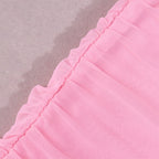 Terra Halter Mesh Dress with Cut Out Detail