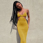 Tulum Cut Out Maxi Dress
