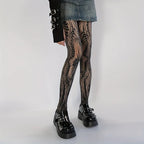 Swirl Sheer Tights