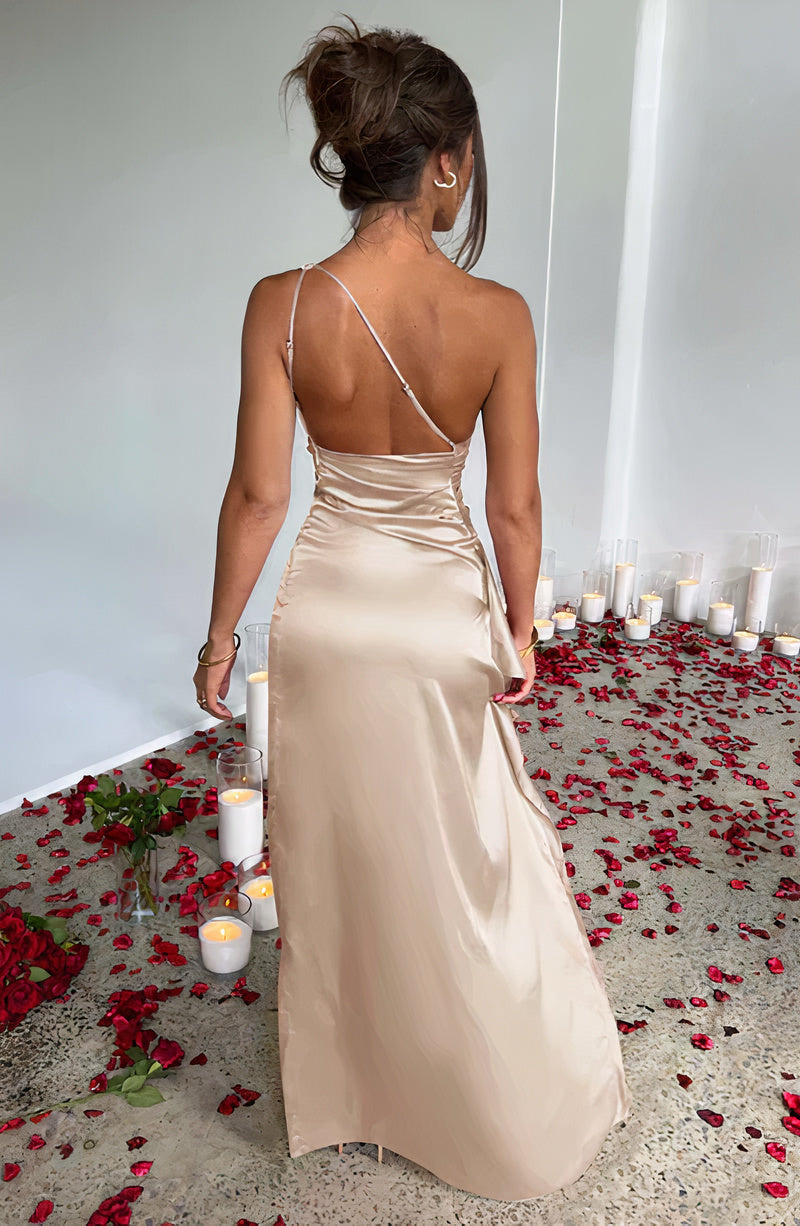 Annora Elevated Cocktail Dress One Shoulder Premium Wardrobe Essential