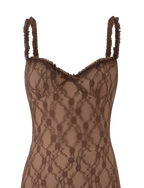 DEJA DRESS - BROWN LACE