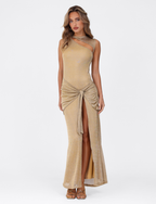 AZELMA MAXI DRESS - GOLD