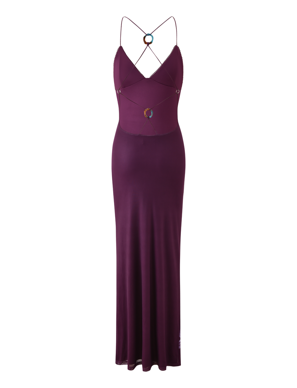 ORIELLE MAXI DRESS - PLUM ORCHID