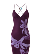 ORIELLE MAXI DRESS - PLUM ORCHID