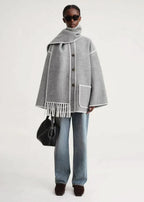 Jessy Elegant Scarf Coat